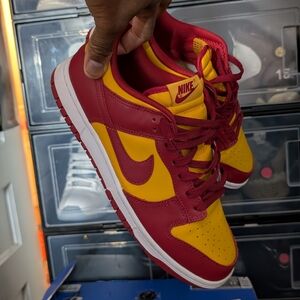 Nike Red and Yellow Sneakers
